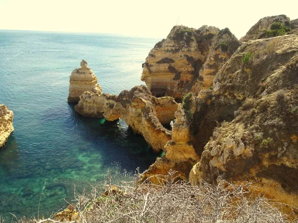 Algarve Bij Lagos Portugal — Stockfoto