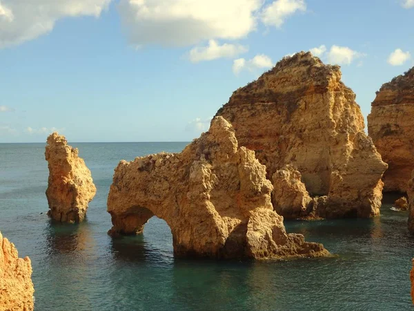 Algarve Bij Lagos Portugal — Stockfoto