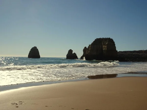 Algarve Bij Lagos Portugal — Stockfoto