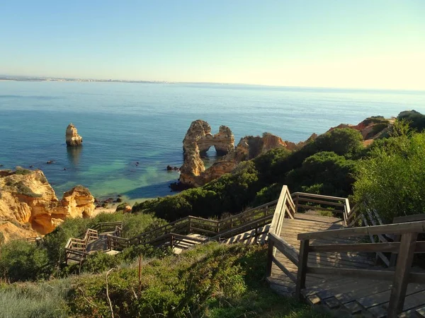 Algarve Bij Lagos Portugal — Stockfoto