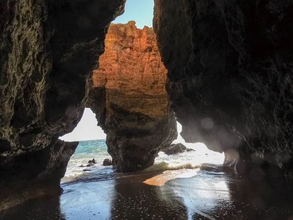 Algarve Bij Lagos Portugal — Stockfoto