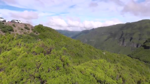 マデイラ島に山の風景 — ストック動画