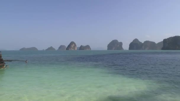 Strand Von Krabi Thailand — Stockvideo