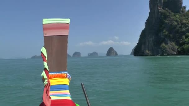 Stranden Krabi Thailand — Stockvideo