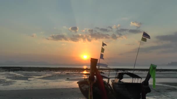 Tramonto Krabi Thailandia — Video Stock