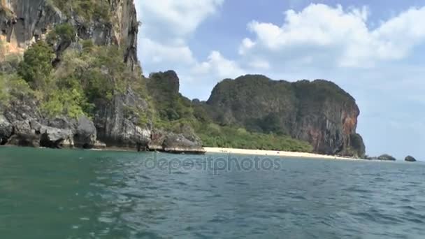 Stranden Krabi Thailand — Stockvideo