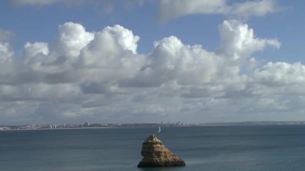 Algarve Bij Lagos Portugal — Stockvideo