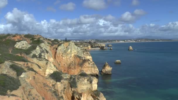 Algarve Στο Λάγος Πορτογαλία — Αρχείο Βίντεο