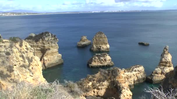 Algarve Lagos Portugal — Stockvideo