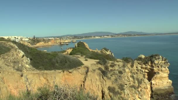 Lagos Portekiz Algarve — Stok video