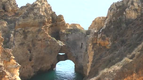 Algarve Lagos Portugal — Stockvideo