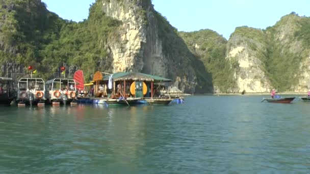 Halong Bay Vietnamu — Stock video