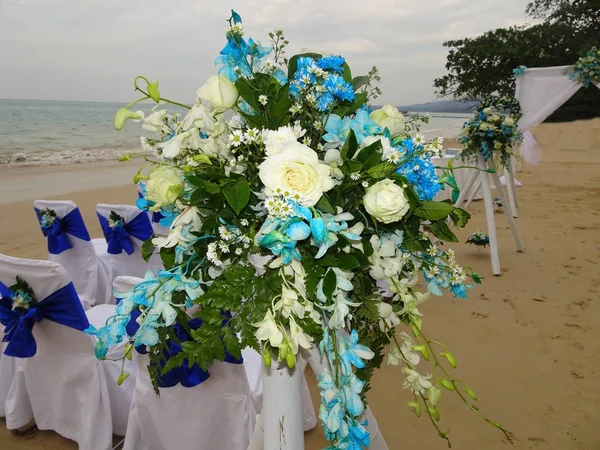 Matrimonio Sulla Spiaggia Sabbiosa Khao Lak — Foto Stock