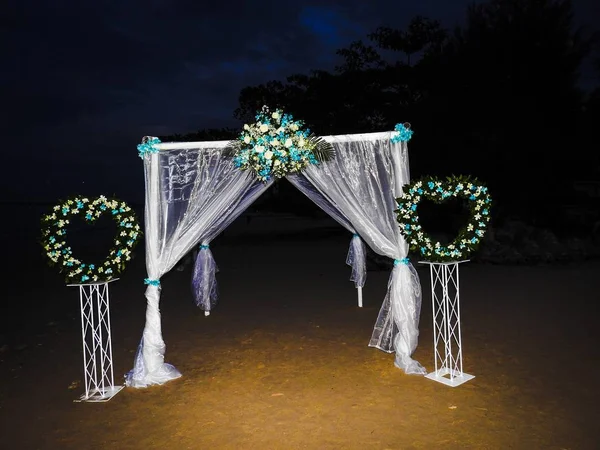 Matrimonio Sulla Spiaggia Sabbiosa Khao Lak — Foto Stock