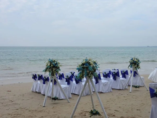 Matrimonio Sulla Spiaggia Sabbiosa Khao Lak — Foto Stock