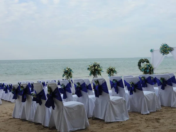 Matrimonio Sulla Spiaggia Sabbiosa Khao Lak — Foto Stock