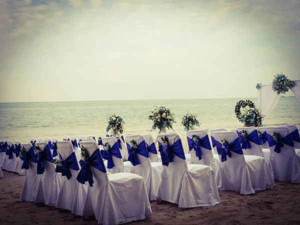 Bruiloft Het Zandstrand Strand Van Khao Lak — Stockfoto