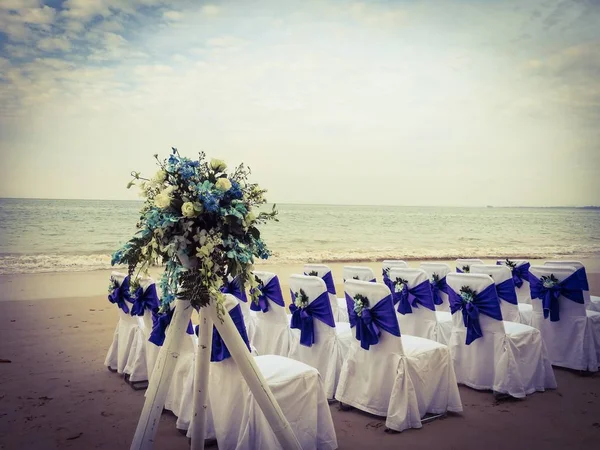 Matrimonio Sulla Spiaggia Sabbiosa Khao Lak — Foto Stock