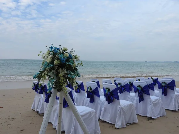 Matrimonio Sulla Spiaggia Sabbiosa Khao Lak — Foto Stock