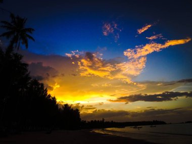 Khao Lak Tayland at güzel kumlu plaj