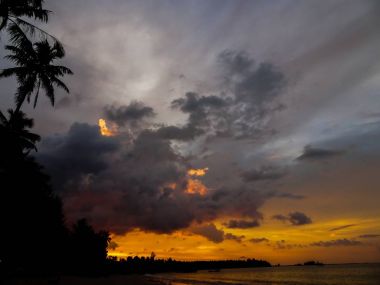 Khao Lak Tayland at güzel kumlu plaj