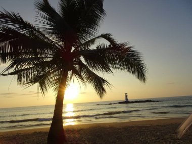 Khao Lak Tayland at güzel kumlu plaj