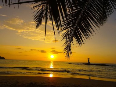 Khao Lak Tayland at güzel kumlu plaj