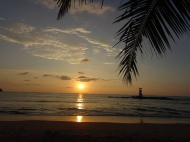 Khao Lak Tayland at güzel kumlu plaj