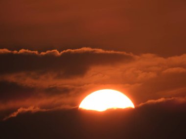 Sunset beach Khao Lak Tayland at