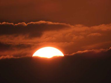 Sunset beach Khao Lak Tayland at