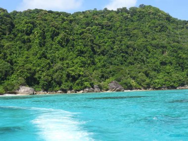 Similan Adası bir rüya Anderman Gölü Tayland