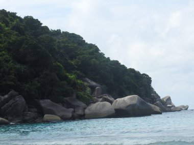 Similan Adası bir rüya Anderman Gölü Tayland