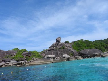 Similan Adası bir rüya Anderman Gölü Tayland