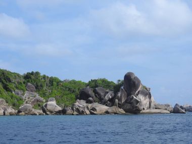 Similan Adası bir rüya Anderman Gölü Tayland