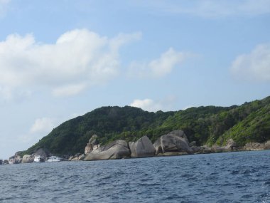 Similan Adası bir rüya Anderman Gölü Tayland