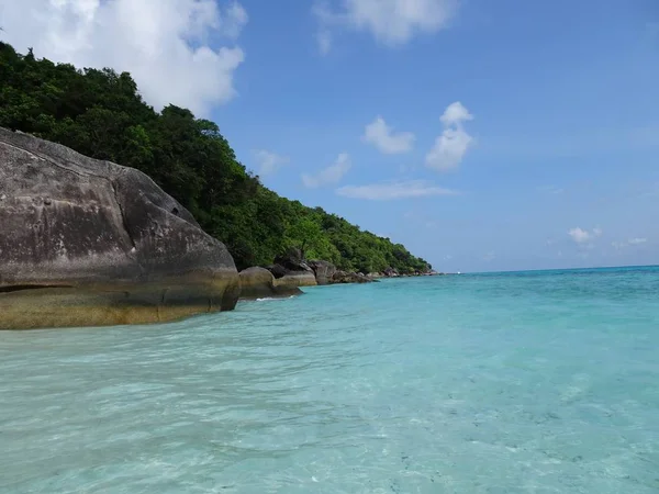 Similan Île Une Île Rêve Dans Lac Anderman Thaïlande — Photo