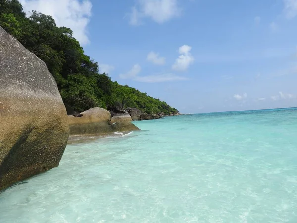 Similan Île Une Île Rêve Dans Lac Anderman Thaïlande — Photo