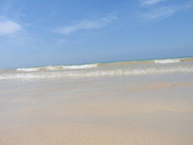 Khao Lak Tayland at güzel kumlu plaj