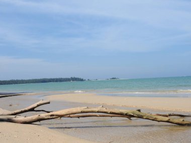Khao Lak Tayland at güzel kumlu plaj