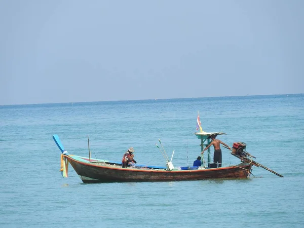 Fishing Boats Khao Lak Stand — Stock Photo, Image