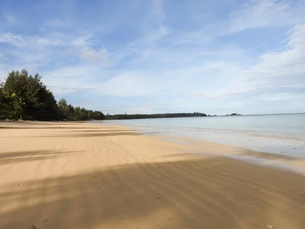 Bella Spiaggia Sabbia Khao Lak Thailandia — Foto Stock