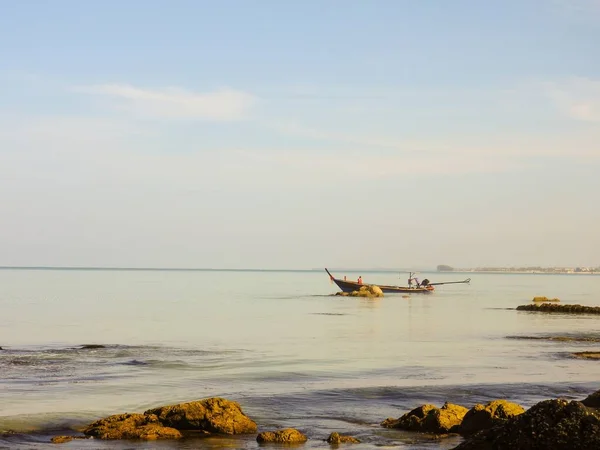 Barcos Pesca Stand Khao Lak — Fotografia de Stock