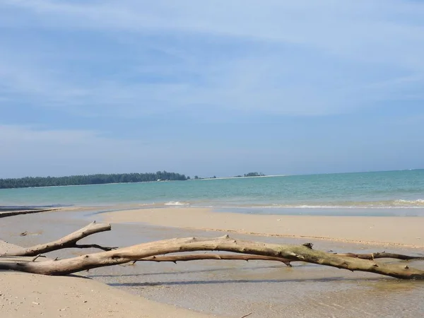 Pantai Berpasir Indah Khao Lak Thailand — Stok Foto