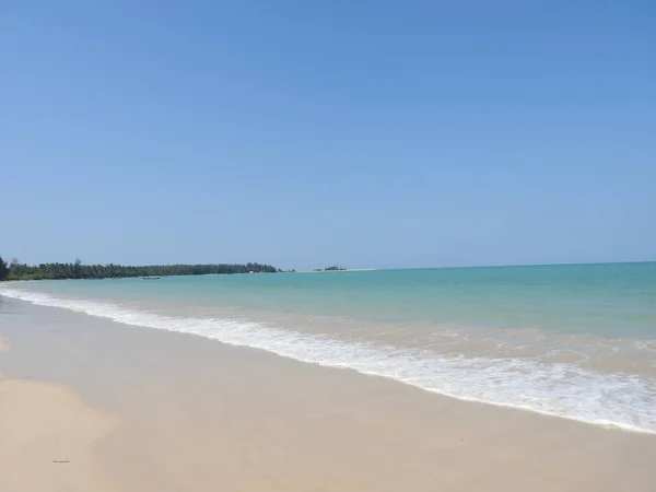 Belle Plage Sable Fin Khao Lak Thaïlande — Photo