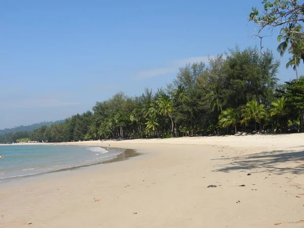 Belle Plage Sable Fin Khao Lak Thaïlande — Photo