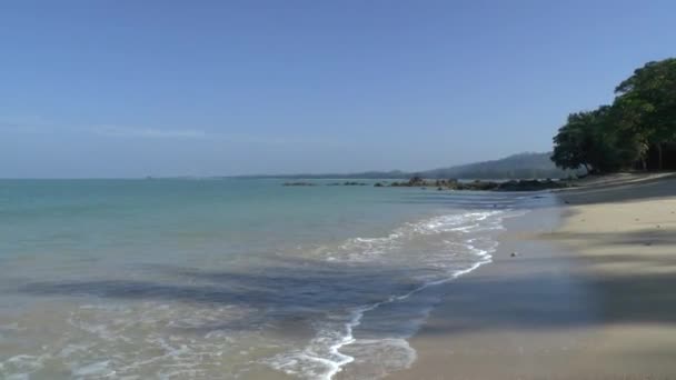 Hermosa Playa Arena Khao Lak Tailandia — Vídeos de Stock