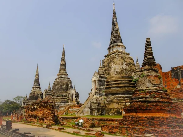 Ayutthaya Krallığı Nın Eski Başkenti — Stok fotoğraf