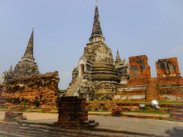 Ayutthaya Krallığı Nın Eski Başkenti — Stok fotoğraf