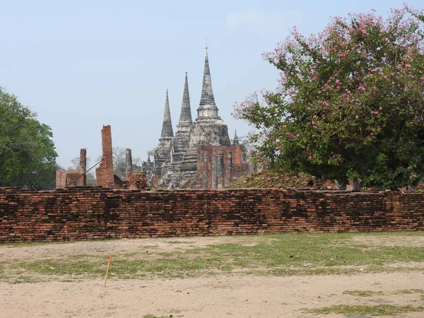 Ayutthaya Voormalige Hoofdstad Van Het Koninkrijk Van Siam — Stockfoto