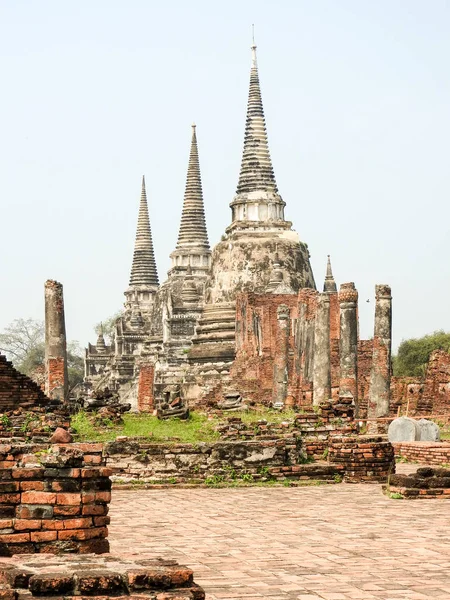 Ayutthaya Krallığı Nın Eski Başkenti — Stok fotoğraf